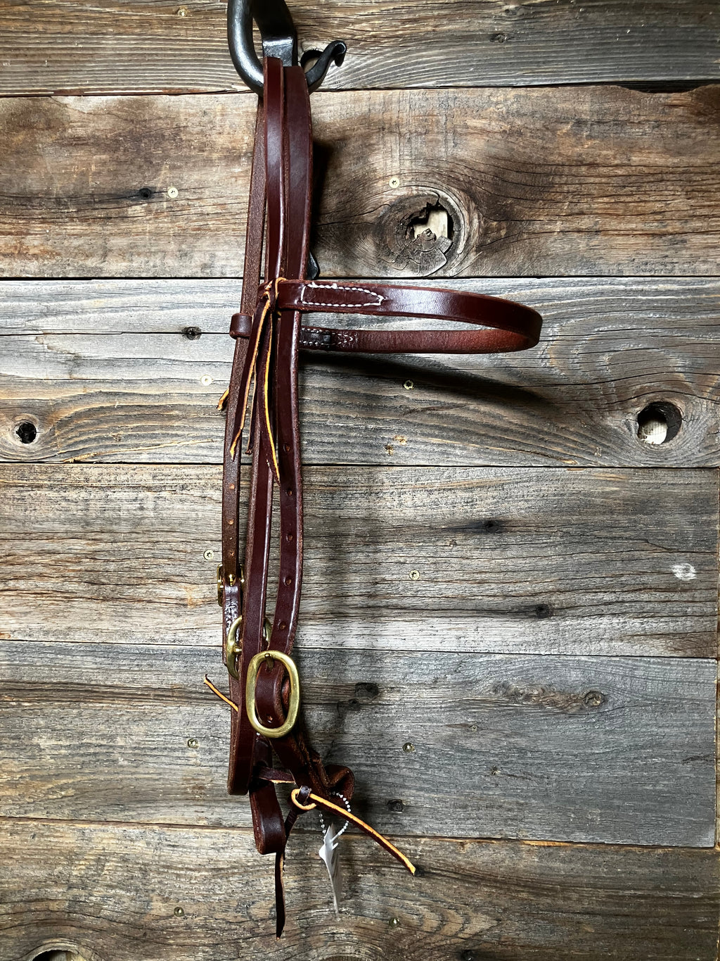 Brass buckle browband