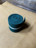 Hunter green horn wrap