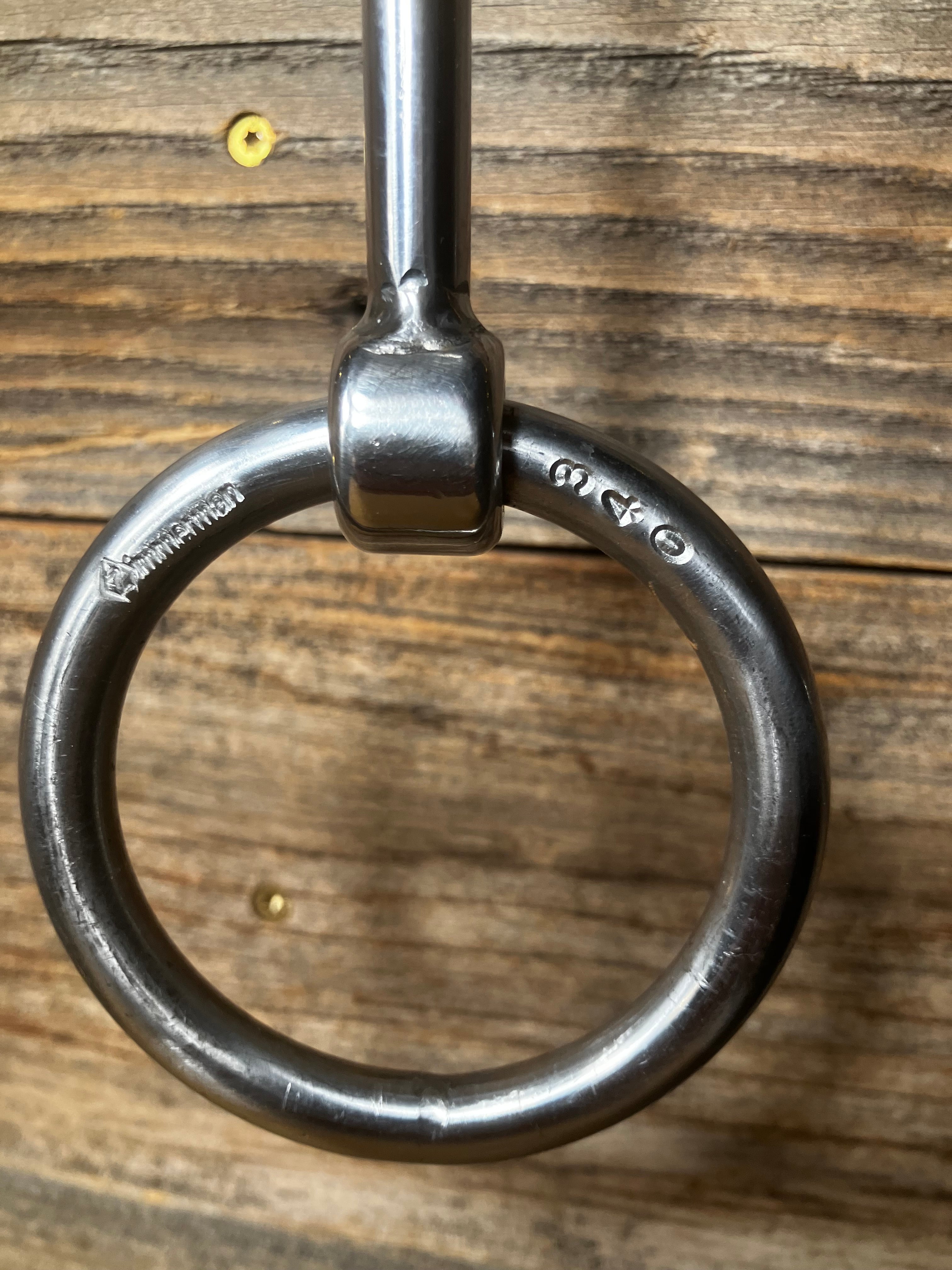Straight smooth snaffle
