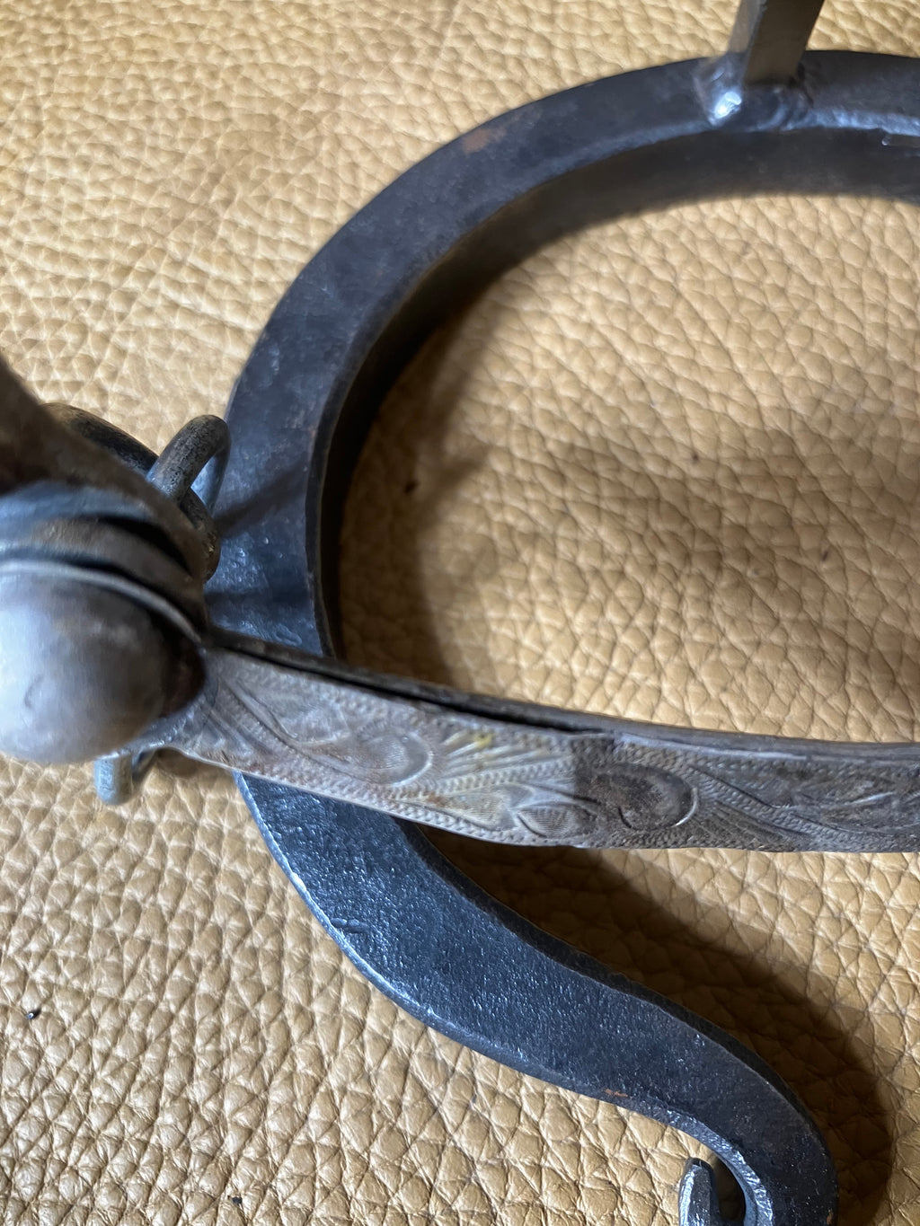 Rawhide bridle bit