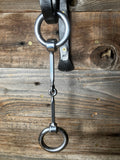 Small ring square snaffle