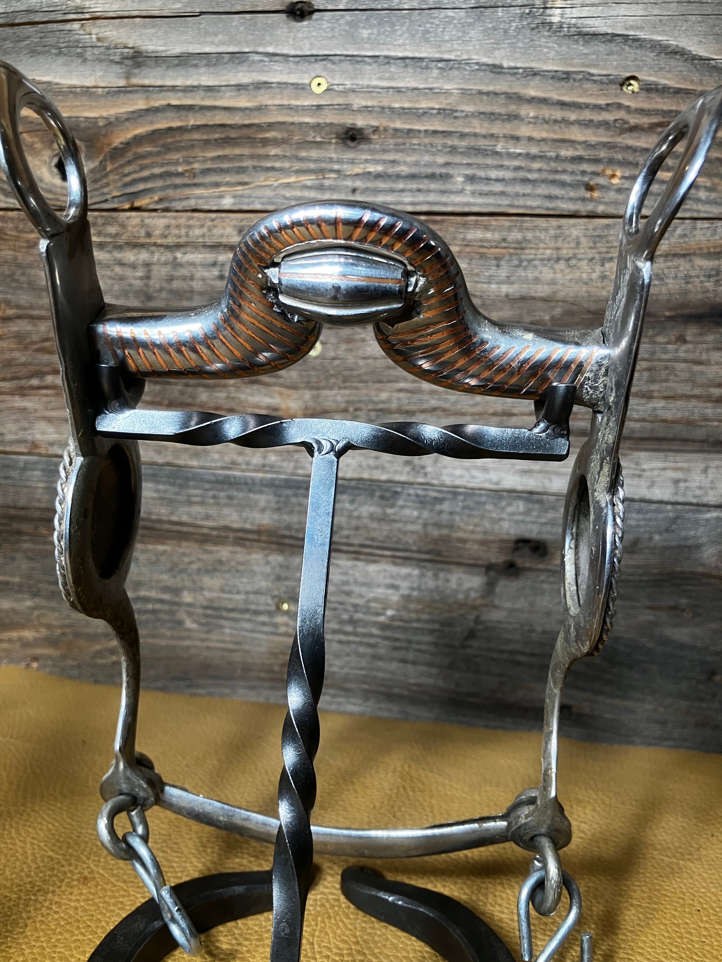 Rawhide bridle bit