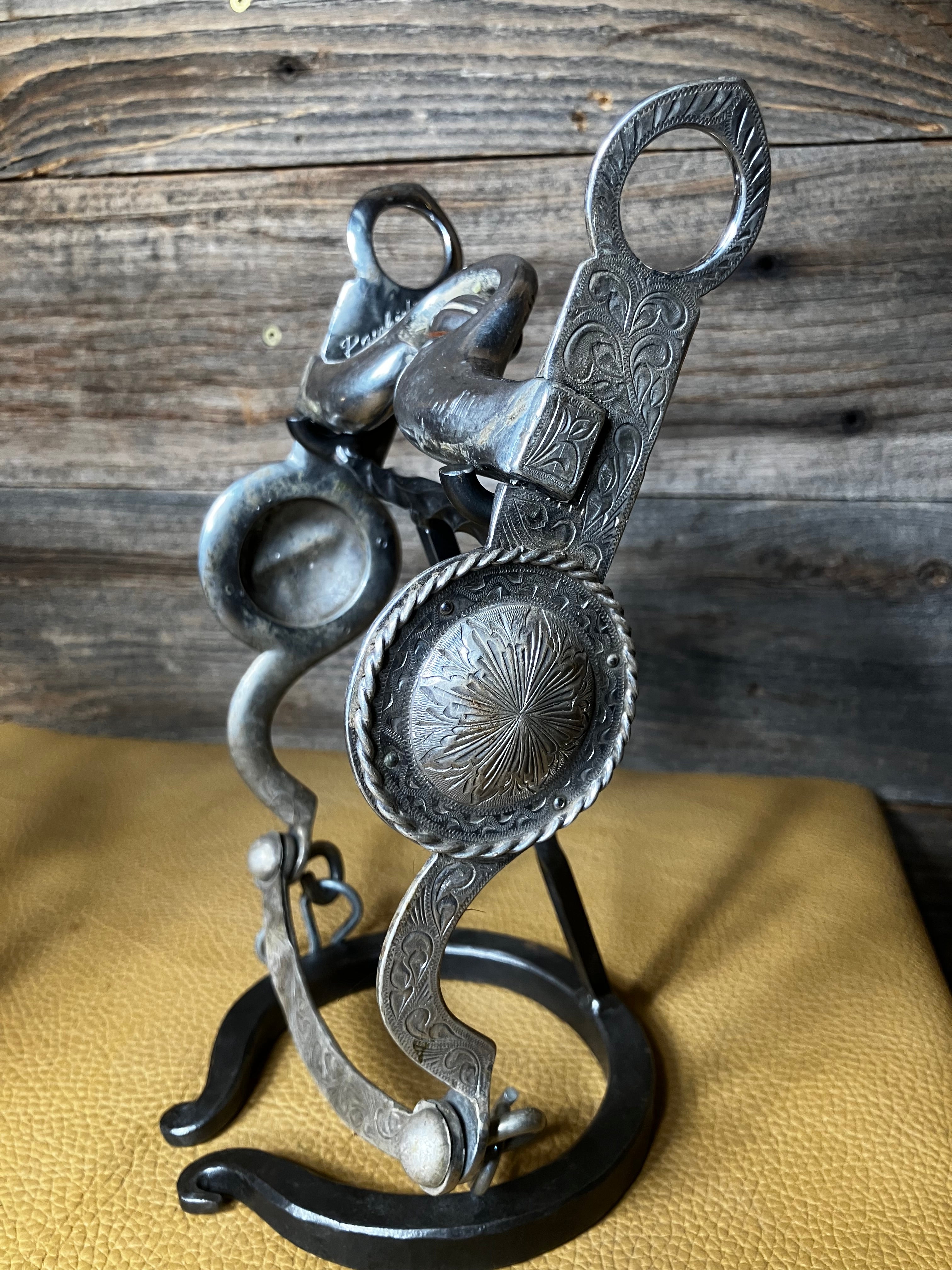 Rawhide bridle bit
