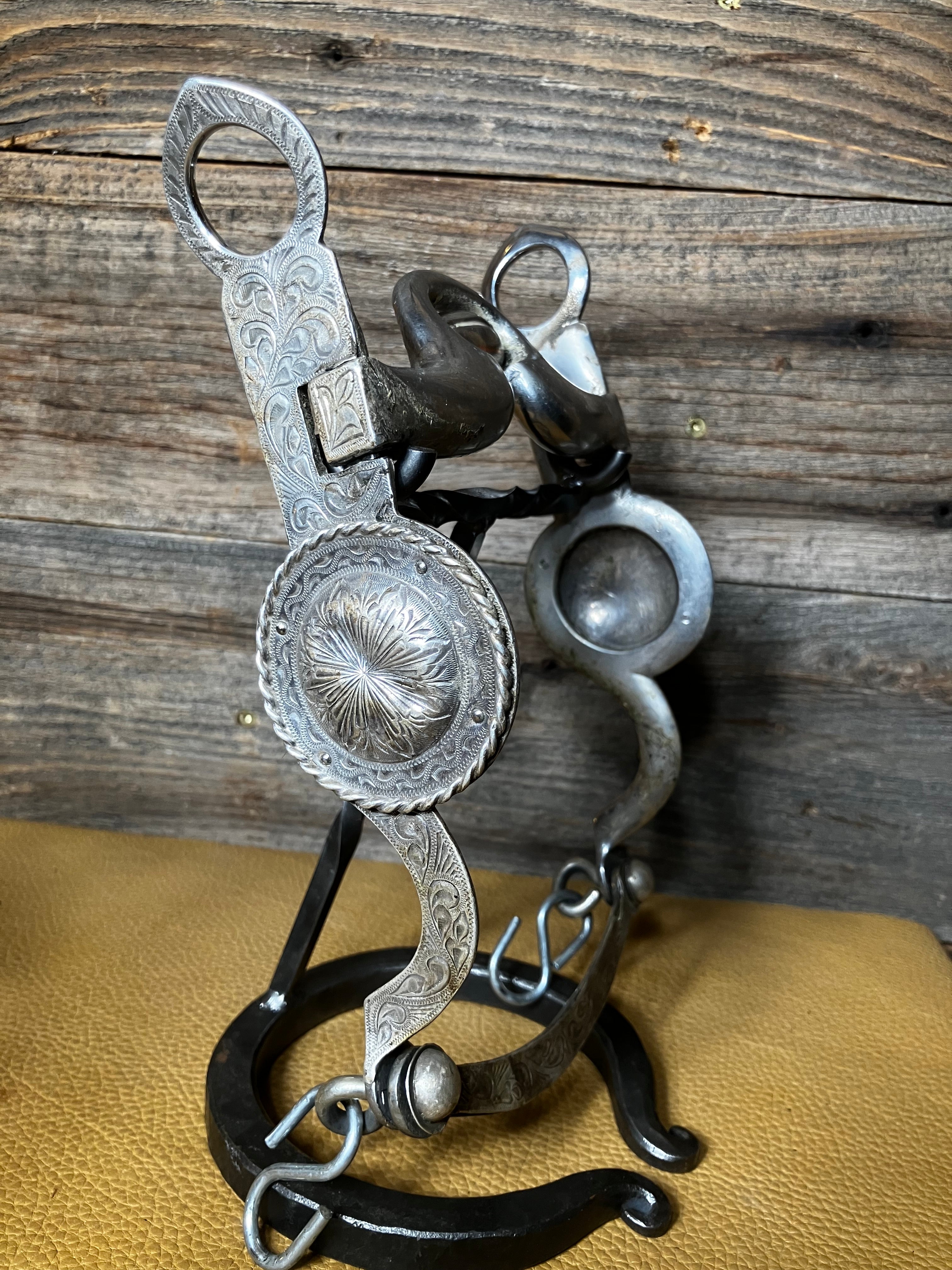 Rawhide bridle bit