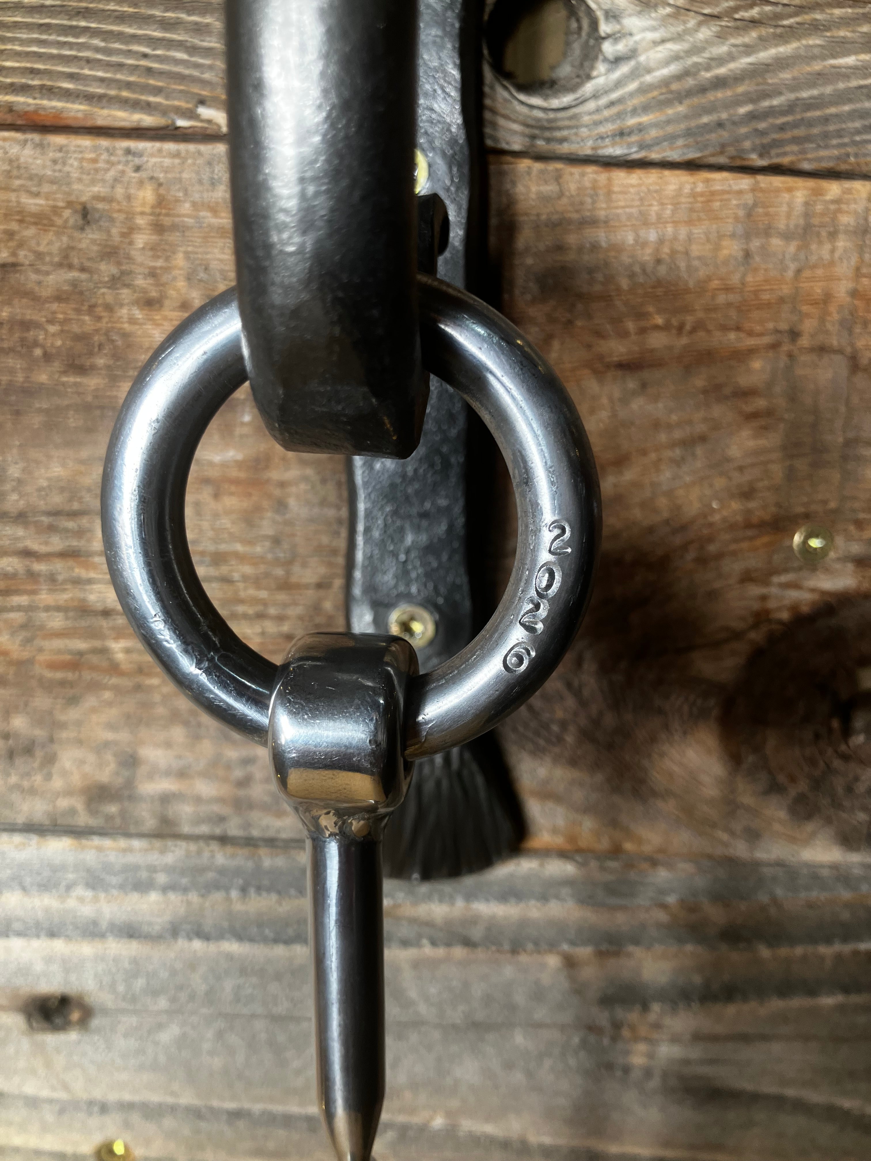 Small ring straight smooth snaffle