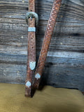 Silver mounted used headstall