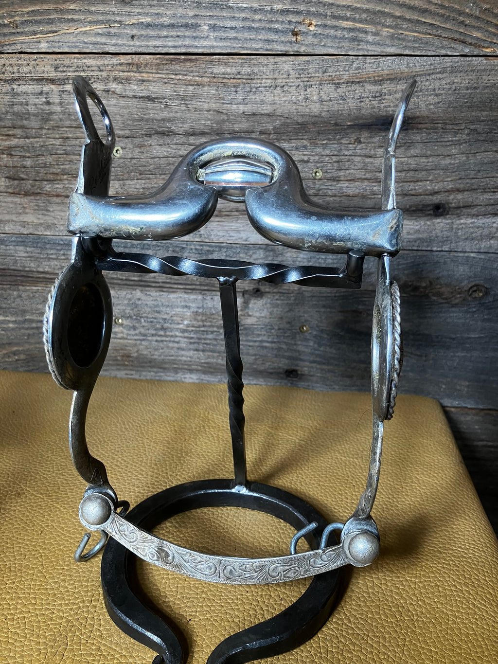 Rawhide bridle bit