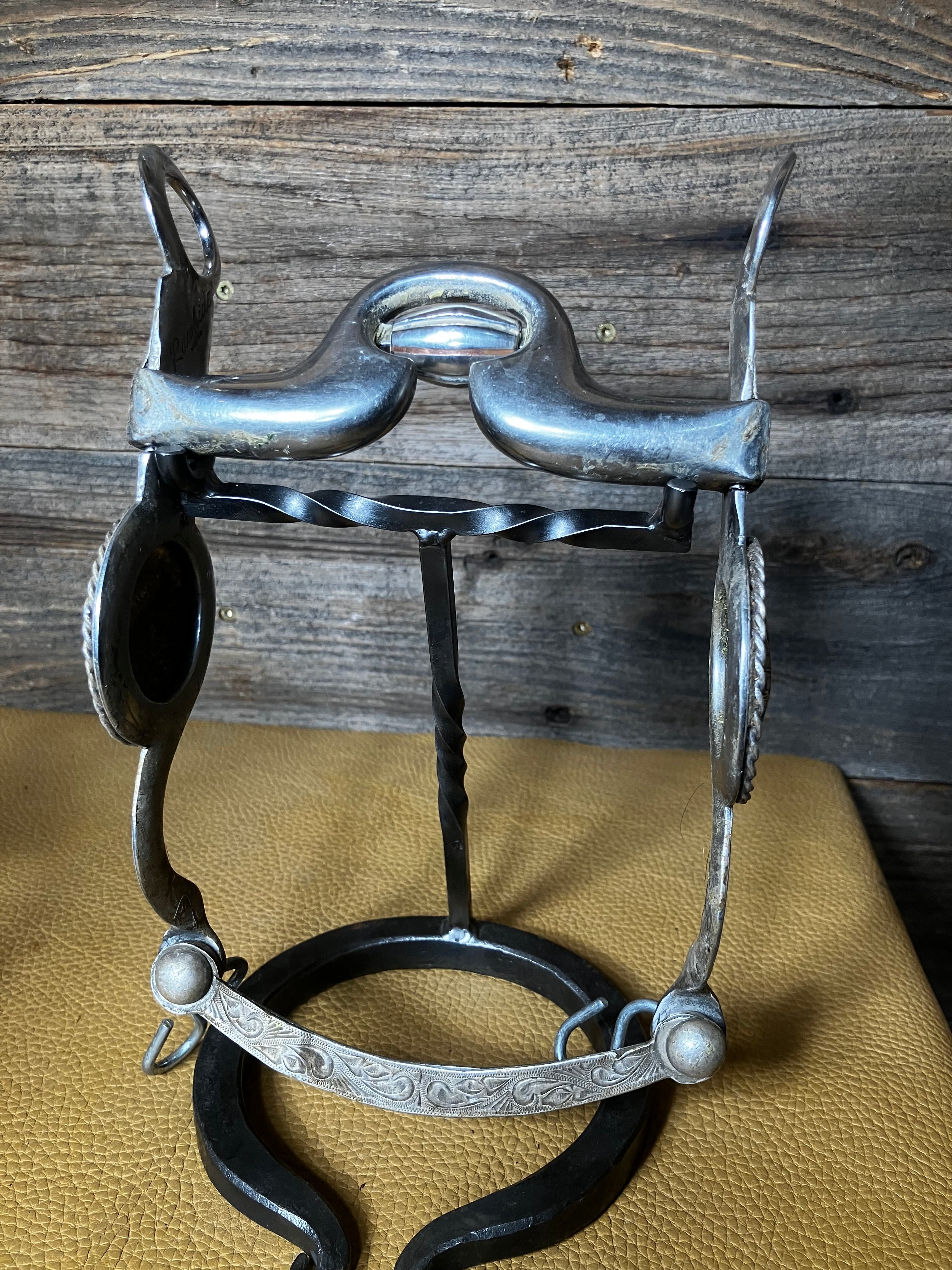 Rawhide bridle bit