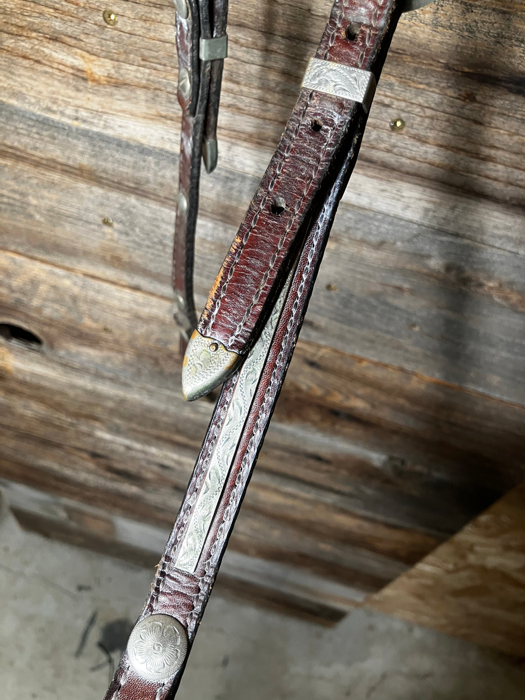 Silver headstall