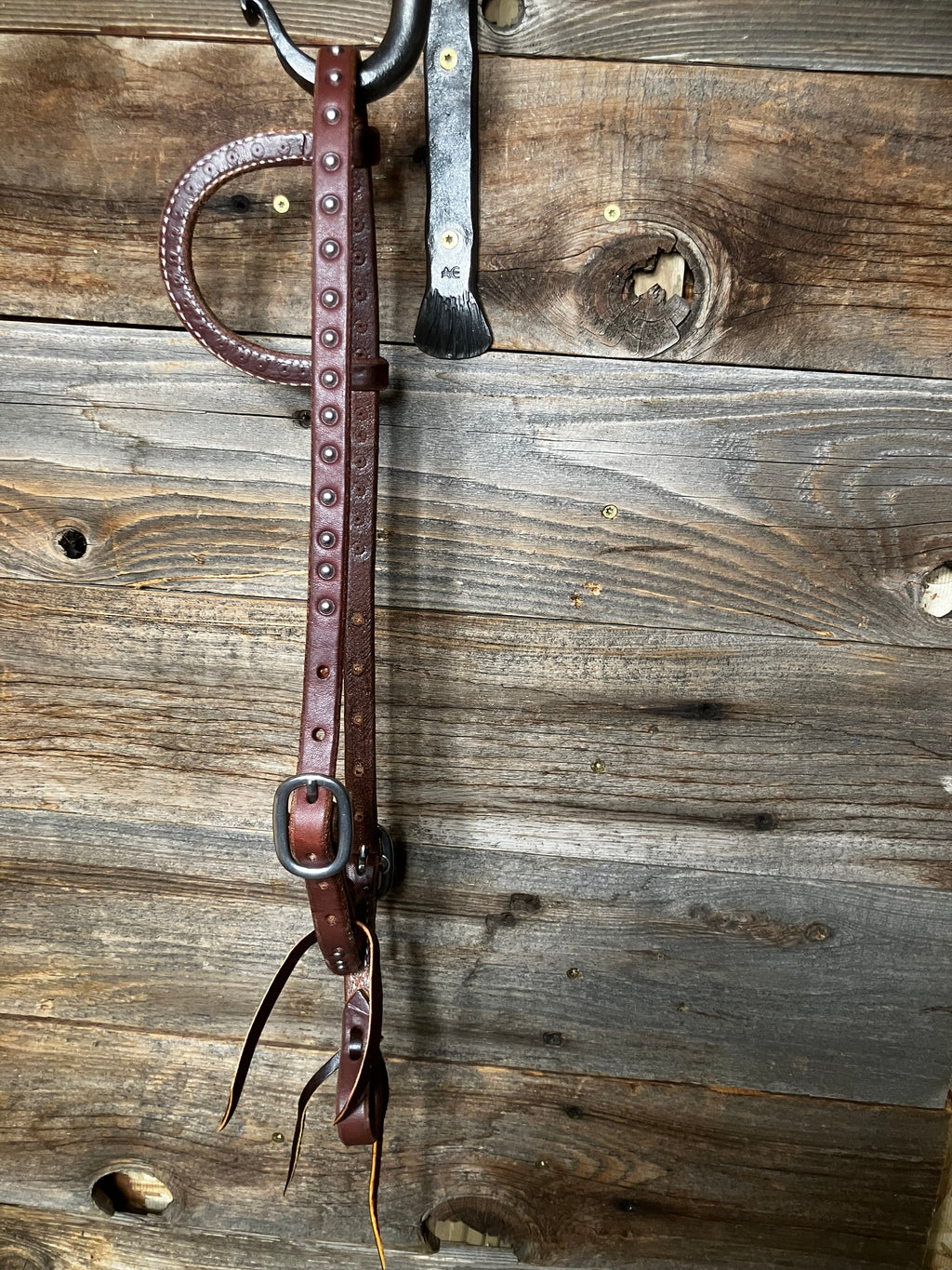 Dotted single ear headstall