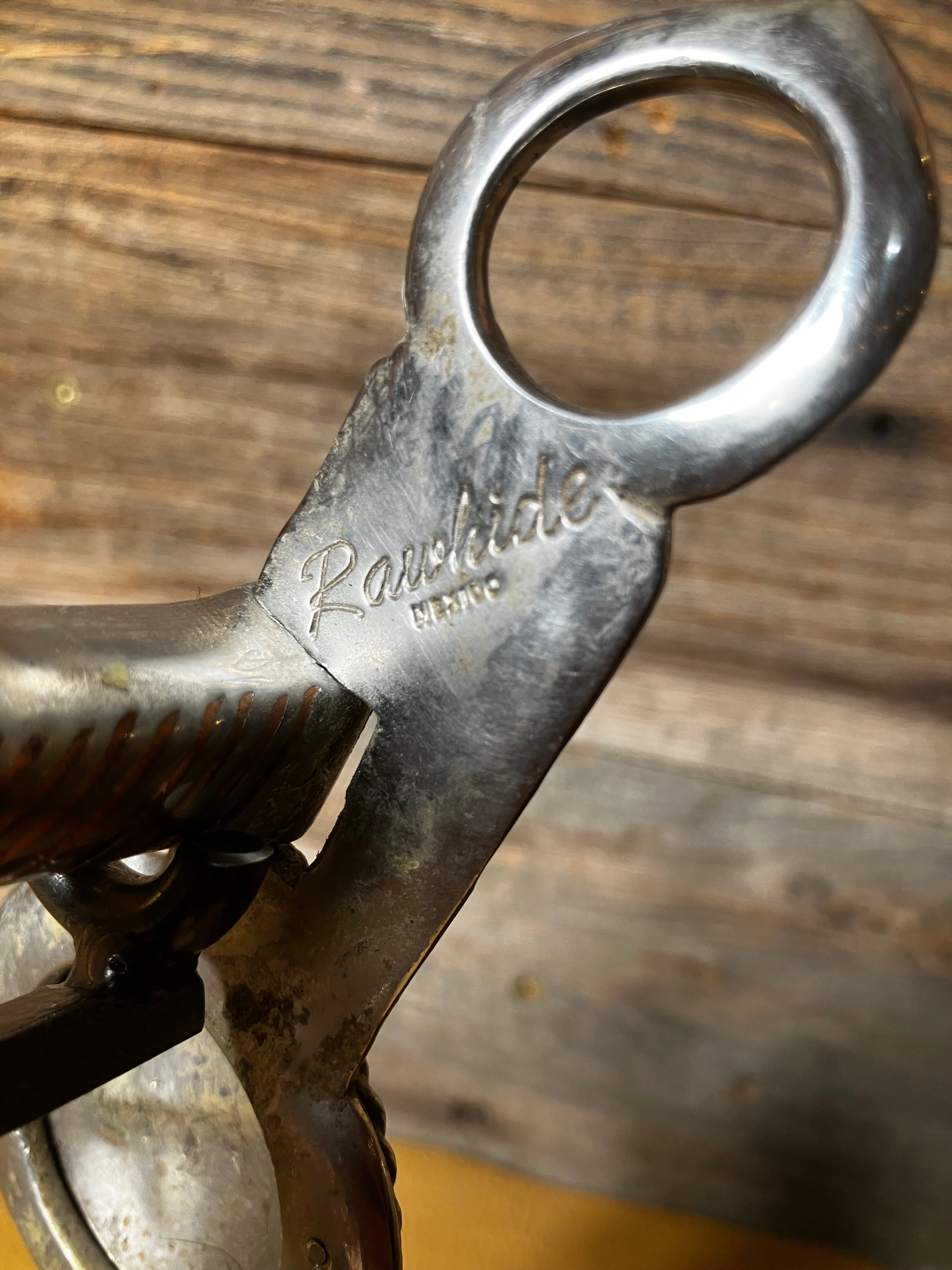 Rawhide bridle bit