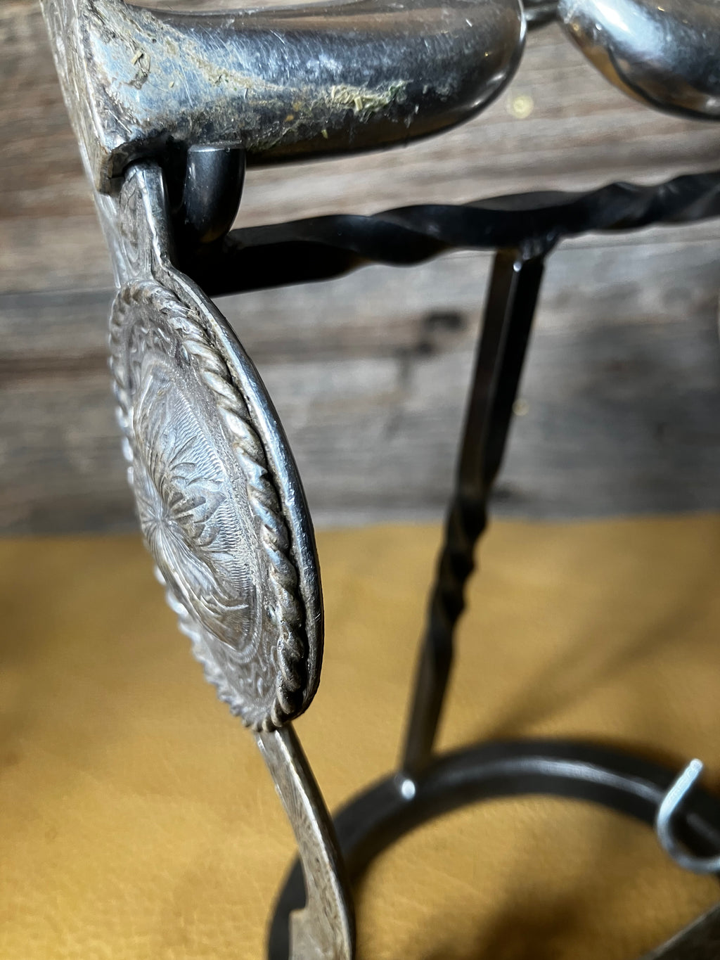Rawhide bridle bit