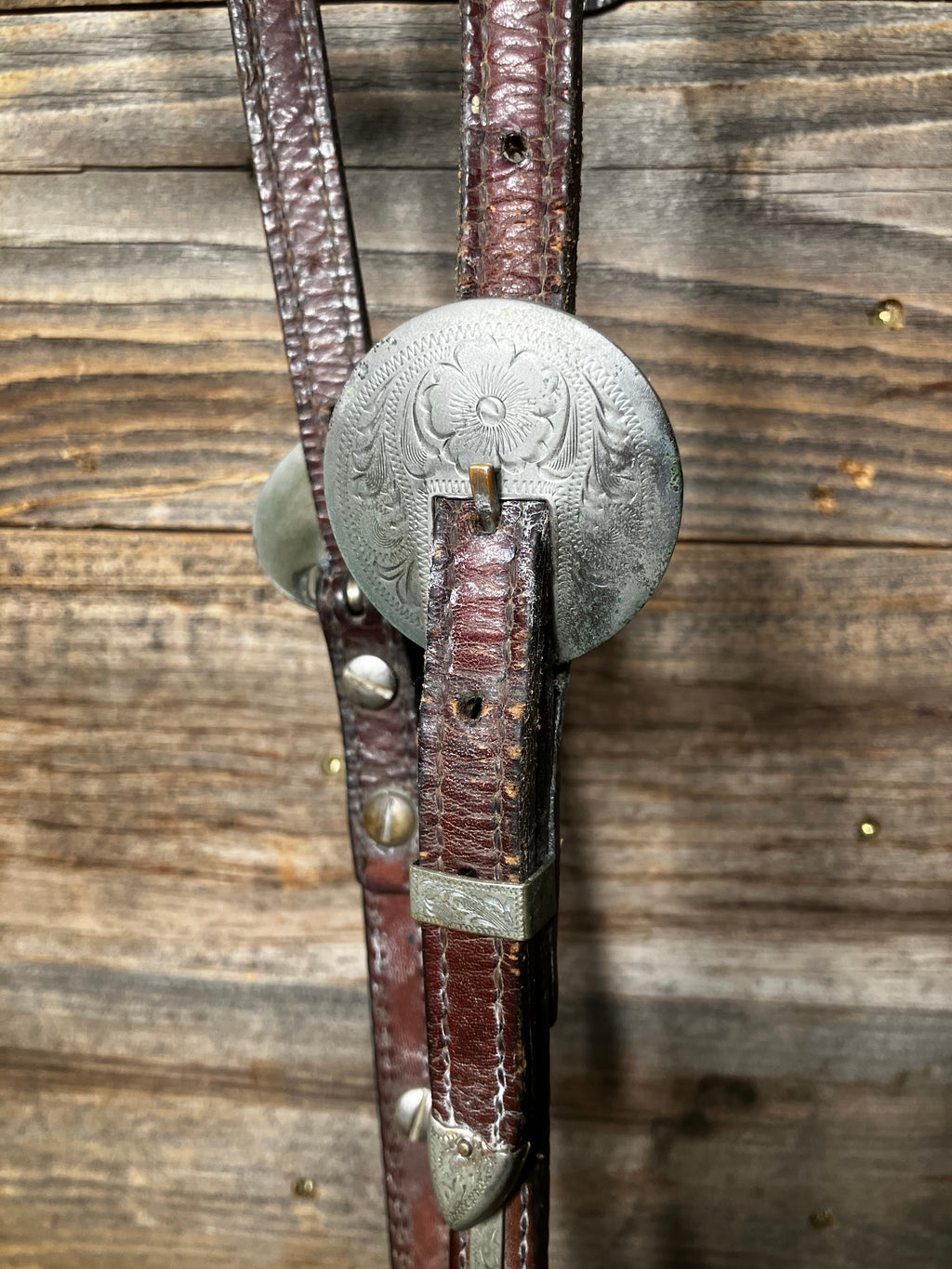 Silver headstall