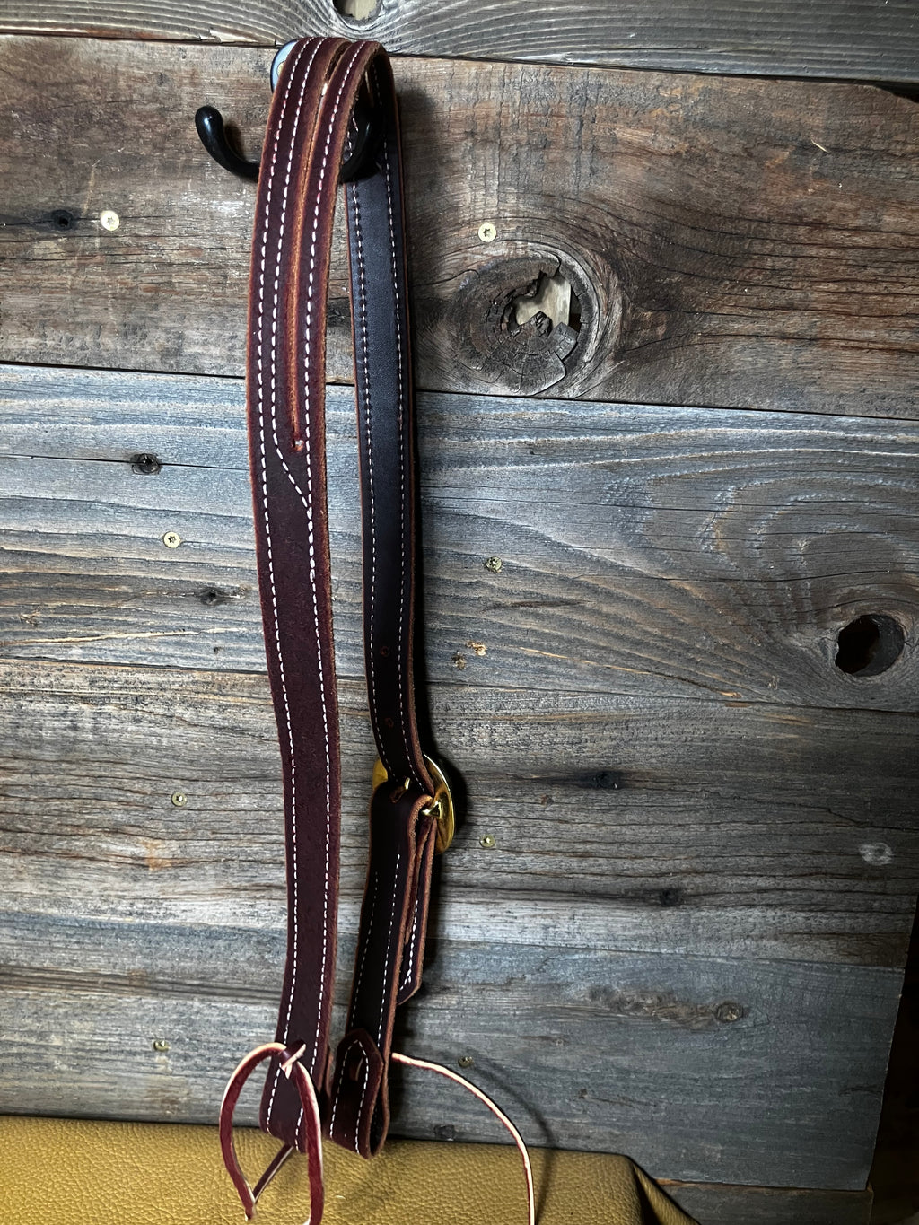 Roughout latigo headstall