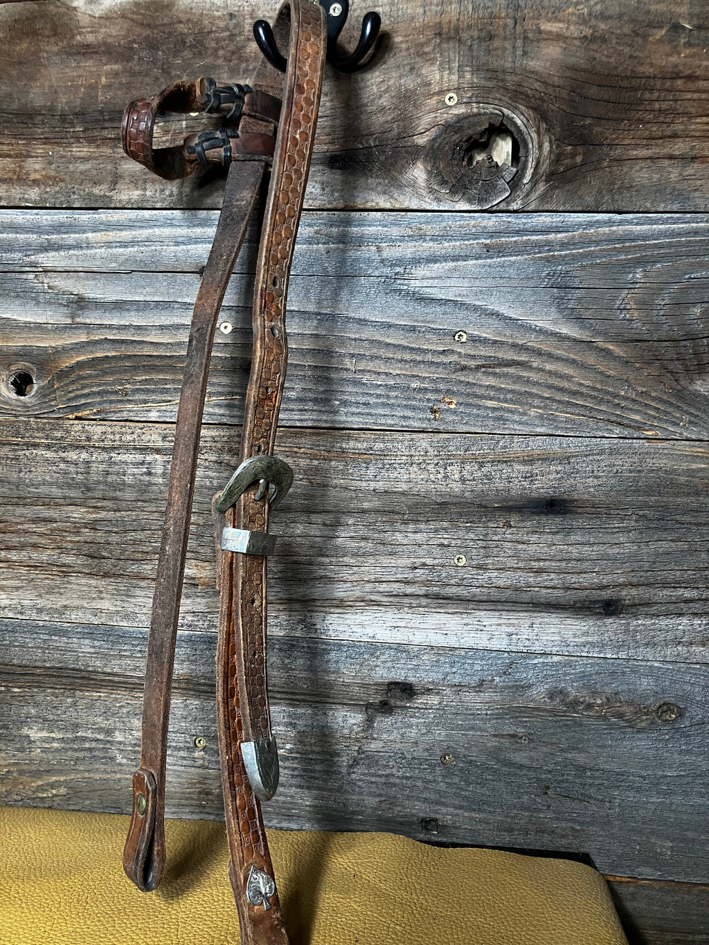 Silver mounted used headstall