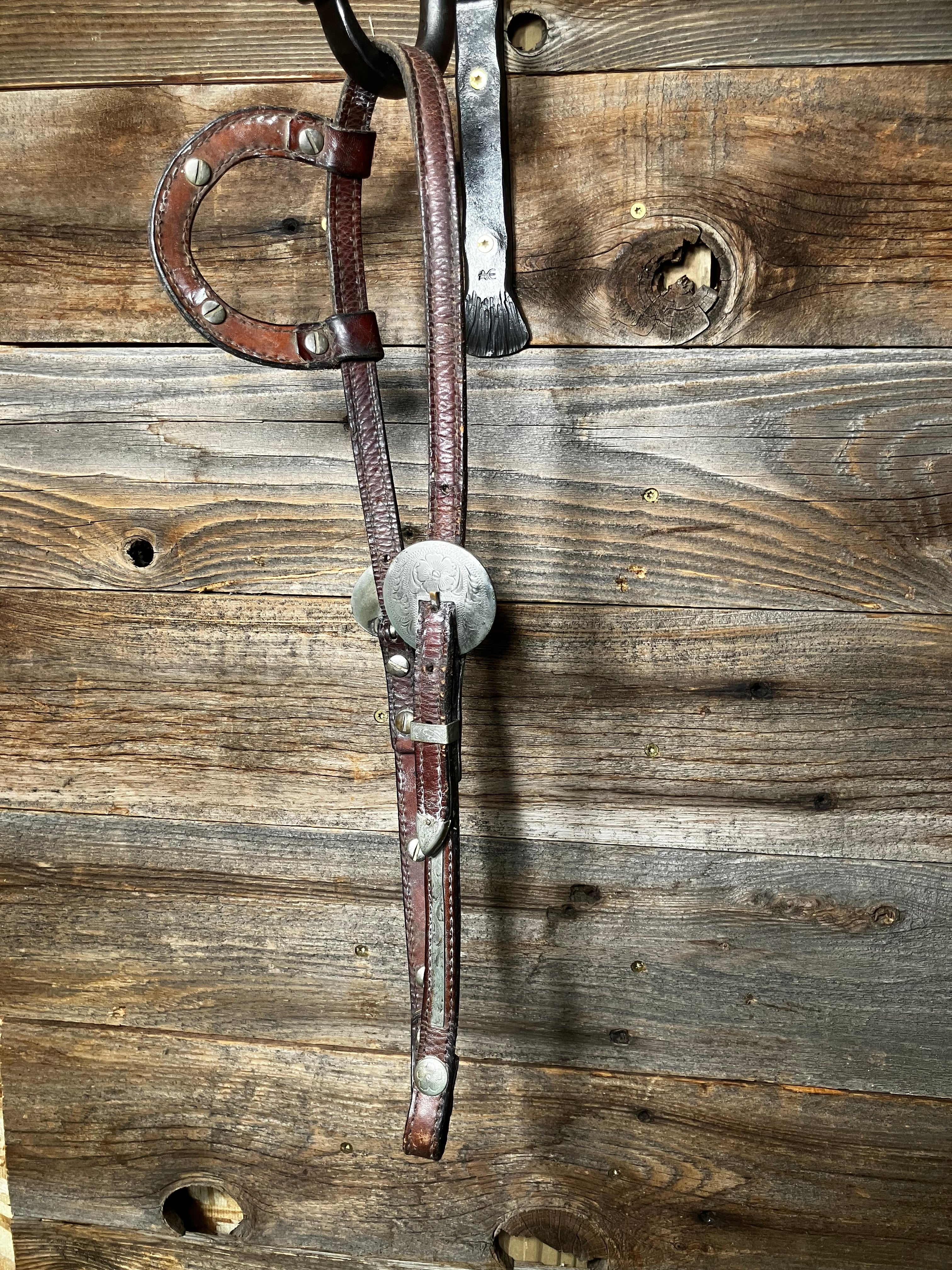 Silver headstall