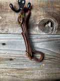 Brass heavy oil curb strap