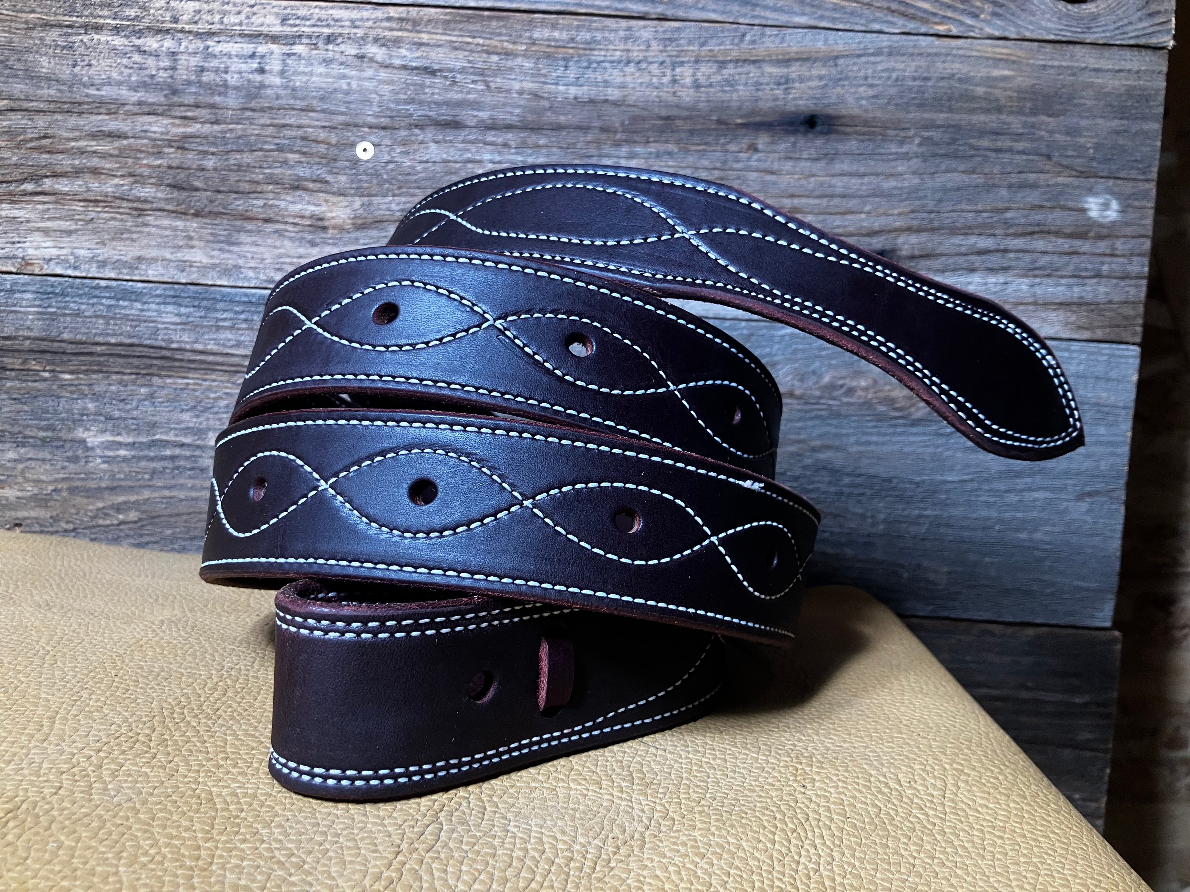 Stitched latigo