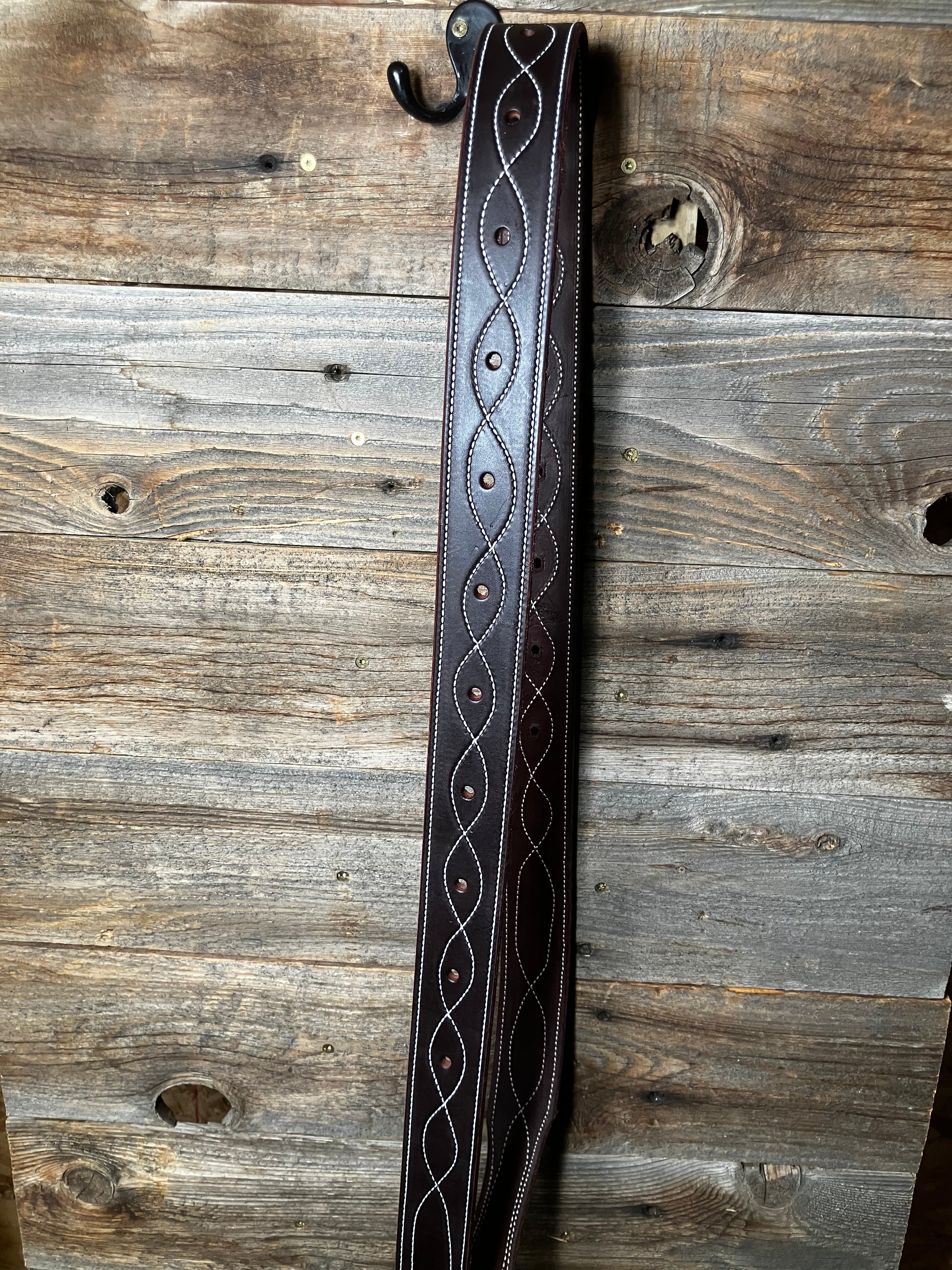 Stitched latigo